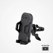 SBS TEHWSUPCLIPSTG smartphone holder for air vent, with reinforced jaws - black, SBS