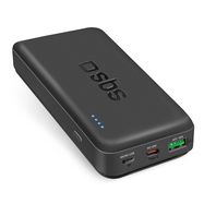 Powerbank SBS TTBB20000PD20K 20000 mAh 20W PD USB-C, USB-A, Micro-USB - black, SBS