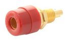 SOCKET, 4MM, RED, 5PK, BIL 20