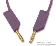 TEST LEAD, VIOLET, 2M, 60V, 32A