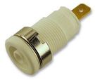 SOCKET, 4MM, SAFETY, WHITE, MVL S