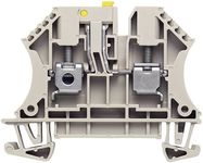 Mõõteklemm WTR 2.5, kinnitus: kruvi, 2.5 mm², beež, Weidmuller