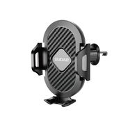 Dudao F2+ smartphone holder for air vent, clamp - black, Dudao