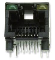 JACK, RJ45, W/LED, 1PORT