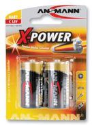 BATTERY, ALKALINE, C, PK2