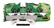 TERMINAL BLOCK, DIN RAIL, 3POS, 12AWG