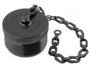 Protection cover; external thread,threaded joint; olive; MS/DS AMPHENOL