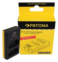 PATONA Dual LCD USB Charger f. Panasonic DMW-BLJ31 Lumix DC-S1 DC-S1R DC-S1H, PATONA