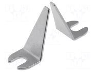 Tip; shovel; 2mm; 2pcs. DONAU ELEKTRONIK