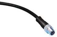 SENSOR CORD, 4P M12 PLUG-FREE END, 5M