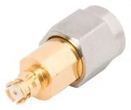 RF ADAPTOR, SMP JACK-2.4MM PLUG, 50 OHM