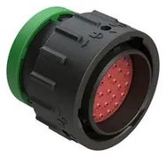 CIRCULAR CONNECTOR, PLUG, 24-33, CRIMP