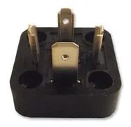 DIN VALVE, FORM A, 3POLE, 4HOLE MOUNT