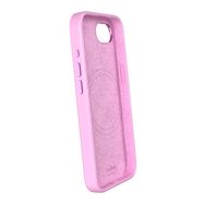 Puro Liquid Silicon Cover "ICON MAG PRO" with Magsafe, metal buttons and camera ring for iPhone 16E, pink, Puro