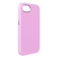 Puro Liquid Silicon Cover "ICON MAG PRO" with Magsafe, metal buttons and camera ring for iPhone 16E, pink, Puro