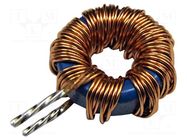 Inductor: wire; THT; 15uH; 4A; 19.3mΩ; Inductor: toroidal; Ø: 16mm FERYSTER
