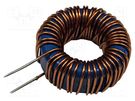 Inductor: wire; THT; 100uH; 1.6A; 123mΩ FERYSTER