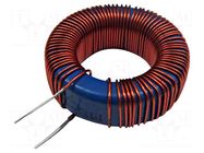 Inductor: wire; THT; 220uH; 1A; 318mΩ; Inductor: toroidal; Ø: 22mm FERYSTER