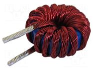 Inductor: wire; THT; 33uH; 20A; 7.2mΩ; Inductor: toroidal; Ø: 33.5mm FERYSTER