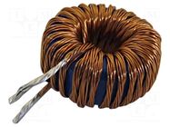 Inductor: wire; THT; 100uH; 8A; 38.7mΩ; Inductor: toroidal; Ø: 31.5mm FERYSTER