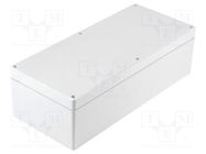 Enclosure: multipurpose; X: 150mm; Y: 340mm; Z: 101mm; EURONORD; ABS FIBOX