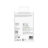 Puro 10W TPE USB-A - USB-C Cable 2m - White, Puro