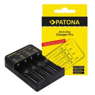 PATONA USB Charger f. round cells CR123A, 14500, 16340, 18650, 22650, 26650... and micro AAA / mignon AA batteries, PATONA
