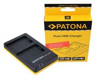 PATONA Dual Quick-Charger f. Sony NP-FZ100 A7 III A7M3 Alpha 7 III A7 R III A7RM3 Alpha 7 R III  incl. USB-C cable, PATONA