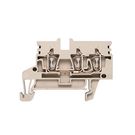 Feed-through terminal block, Tension-clamp connection, 2.5 mm², 800 V, 24 A, Number of connections: 3 Weidmuller