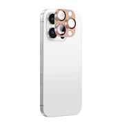 AmazingThing Aviation-Grade Alloy Tempered Glass Lens for iPhone 16 Pro / 16 Pro Max Camera Lens - Rose Gold, AmazingThing