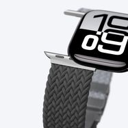 Set of 2 AmazingThing Blend Band for Apple Watch 45/46/49mm - Grey-Black/Grey, AmazingThing
