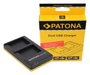 PATONA Dual Quick-Charger f.Panasonic DMW-BLC12 E incl. USB-C cable, PATONA