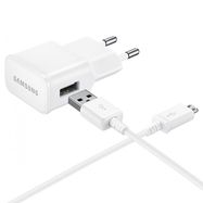 Samsung EP-TA50EWE 8W USB-A Wall Charger with MicroUSB Cable ECB-DU4AWE (Bulk - Replacement Packaging) - White, Samsung