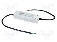 Power supply: switched-mode; LED; 30.24W; 27VDC; 1.12A; 90÷264VAC MEAN WELL