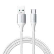Joyroom S-A28 Flash Series 3A USB-A - USB-C Cable 1m - White, Joyroom