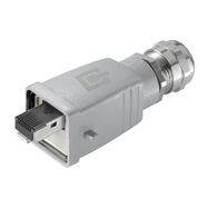 RJ45 connector, IP67, Connection 1: RJ45, Connection 2: IDCAWG 26...AWG 22 Weidmuller
