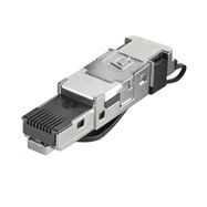 RJ45 connector, IP20, Connection 1: RJ45, Connection 2: IDC8-core, EIA/TIA T568 BAWG 26/7...AWG 22/7 Weidmuller
