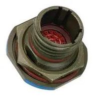 CIRCULAR CONNECTOR, RCPT, 25-4, JAM NUT