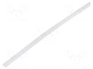 Hole and edge shield; polyetylene; L: 10m; natural; C: 4.5mm; B: 2mm KSS WIRING