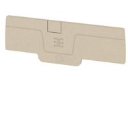 End plate (terminals), 82.85 mm x 2.1 mm, dark beige Weidmuller