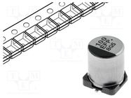 Capacitor: electrolytic; low ESR; SMD; 100uF; 25VDC; Ø6.3x7.7mm PANASONIC