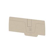 End plate (terminals), 64.93 mm x 2.1 mm, dark beige Weidmuller