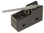 MICROSWITCH, HINGE LEVER, DPDT 10A 250V