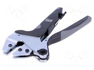 Tool: for crimping; 203mm; without crimping dies; HTS TE Connectivity