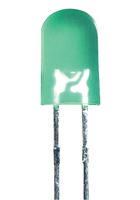 LED, 5MM,  GREEN,  100MCD, 568NM