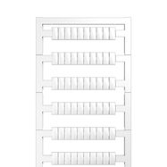 Terminal marking, Pitch in mm: 5.00, white Weidmuller