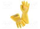Electrically insulated gloves; Size: 11; 10kV SECURA