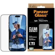 PanzerGlass Ultra-Wide Fit EasyAligner Tempered Glass for iPhone 17 / 16 Pro, PanzerGlass