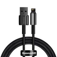 Baseus Tungsten Gold Cable USB to iP 2.4A 1m (black), Baseus