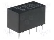 Relay: electromagnetic; DPDT; Ucoil: 48VDC; Icontacts max: 2A; RS Recoy/RAYEX ELECTRONICS